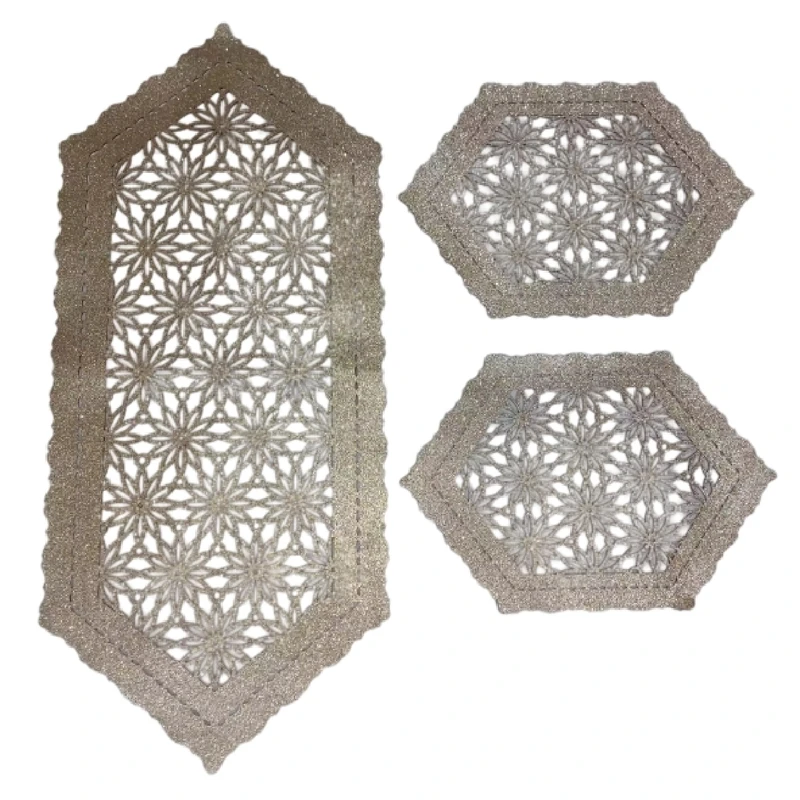 رانر طرح آرکاد مدل گلریز کد 9040 مجموعه 3 عددی