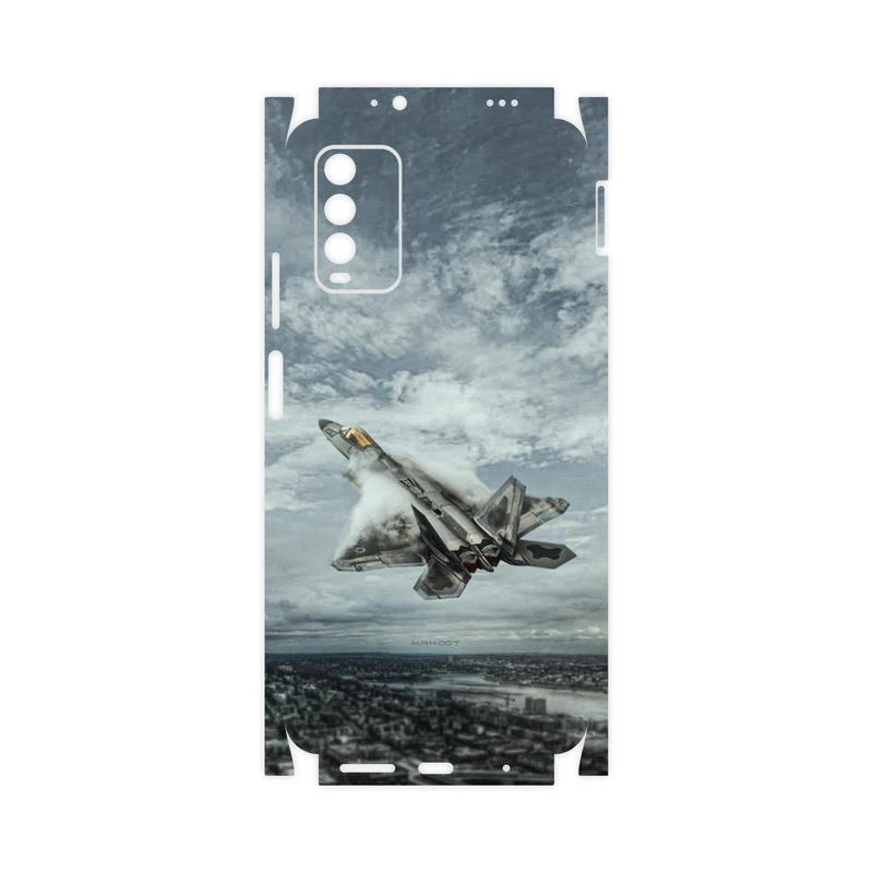 برچسب پوششی ماهوت مدل F-22-Raptor-FullSkin مناسب برای گوشی موبایل شیائومی Redmi Note 9 4G