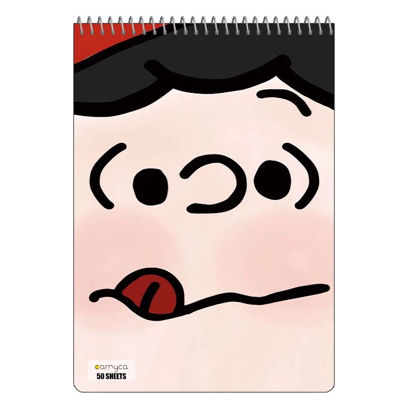 دفتر نقاشی 50 برگ سیمی کارنیکا طرح فیلم بادام زمینی ها The Peanuts کد 81809