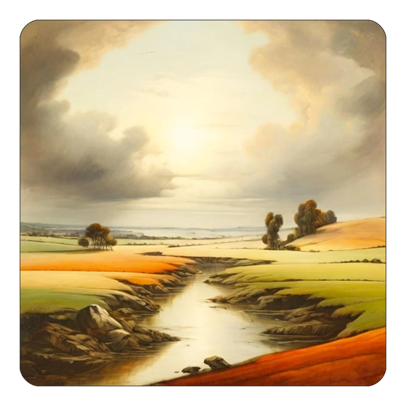 مگنت کاکتی طرح نقاشی رنگ روغن مدل mp70466