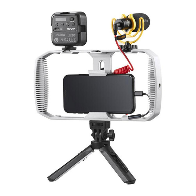مجموعه لوازم جانبی موبایل گودکس مدل Vlog Kit کد VK1--AX