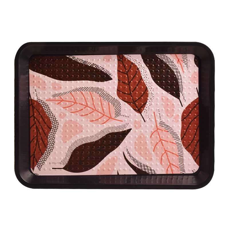 سینی مهروز مدل S-1403-176 طرح برگ