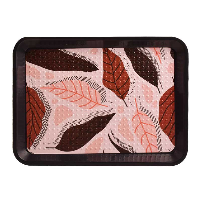 سینی مهروز مدل S-1403-176 طرح برگ