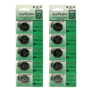 باتری سکه ای سان کام مدل CR2016 بسته 10عددی