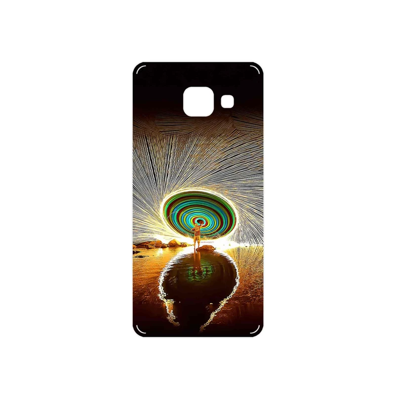 برچسب پوششی ماهوت مدل Night Light Fountain مناسب برای گوشی موبایل سامسونگ Galaxy A3 2016