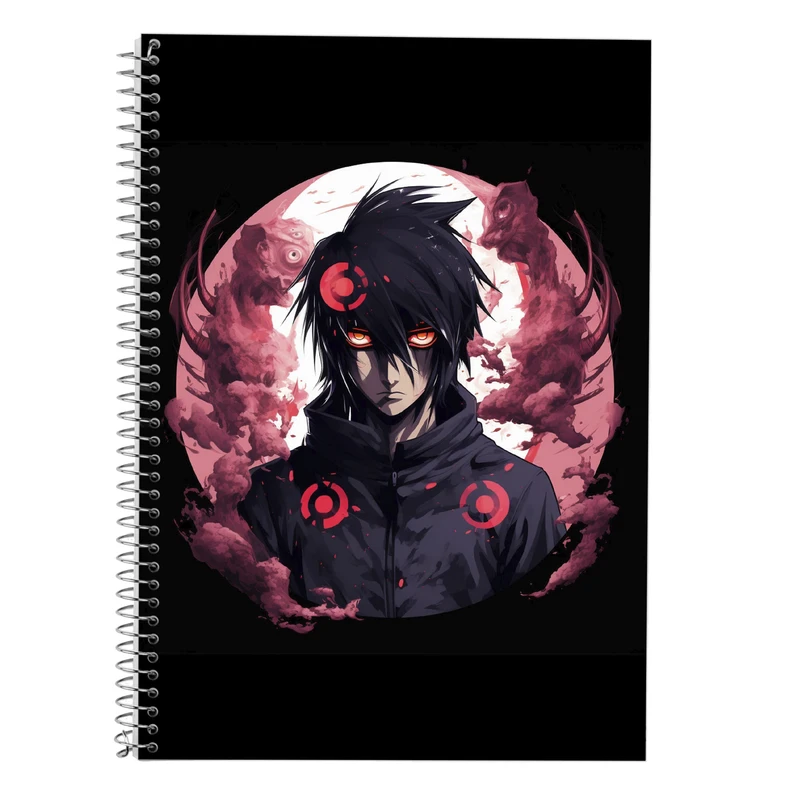 دفتر زبان 50 برگ مدوپد مدل دوخط طرح Naroto کد DF11234