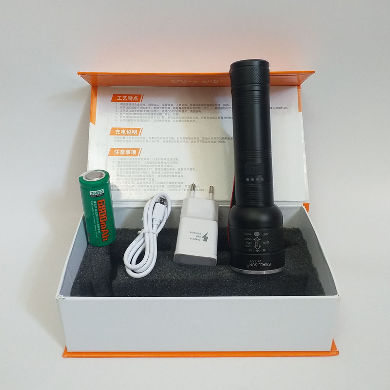 چراغ قوه دستی اسمال سان مدل RISE T776