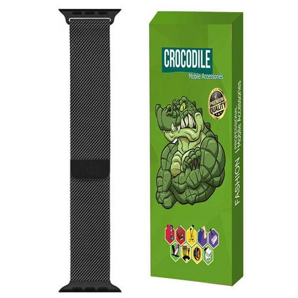 بندکروکودیل مدل  Milanese مناسب برای اپل واچ 42 / 44 / 45 / 49 میلی متری‌