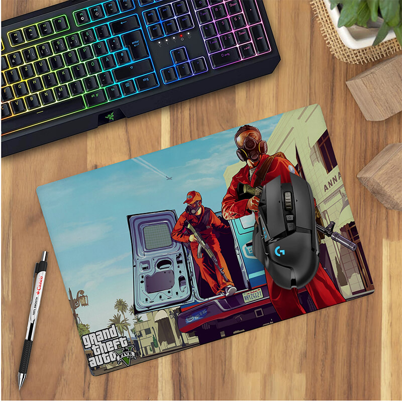 ماوس پد مخصوص بازی زیگ زاگ  طرح gta کد 4227 1