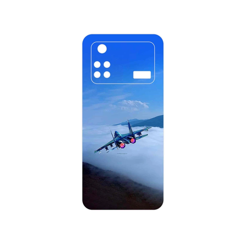 برچسب پوششی ماهوت مدل Fighter plane Su27 مناسب برای گوشی موبایل شیائومی Poco M4 Pro 4G