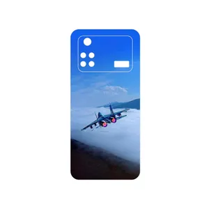 MAHOOT Fighter plane Su27 Cover Sticker for Xiaomi Poco M4 Pro 4G