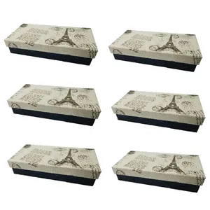 جعبه هدیه مدل پاریس بسته 6 عددی