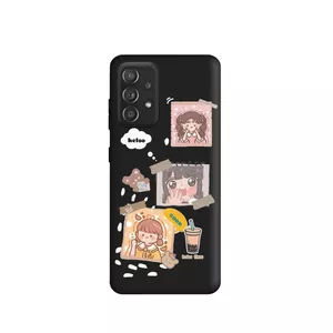 کاور طرح  قاب عکس دختر کد FF341 مناسب برای گوشی موبایل سامسونگ Galaxy A52