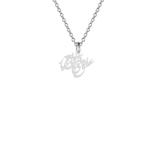 گردنبند نقره زنانه هایکا مدل عشق یعنی خاطرات بی غبار کد n.ha2-680