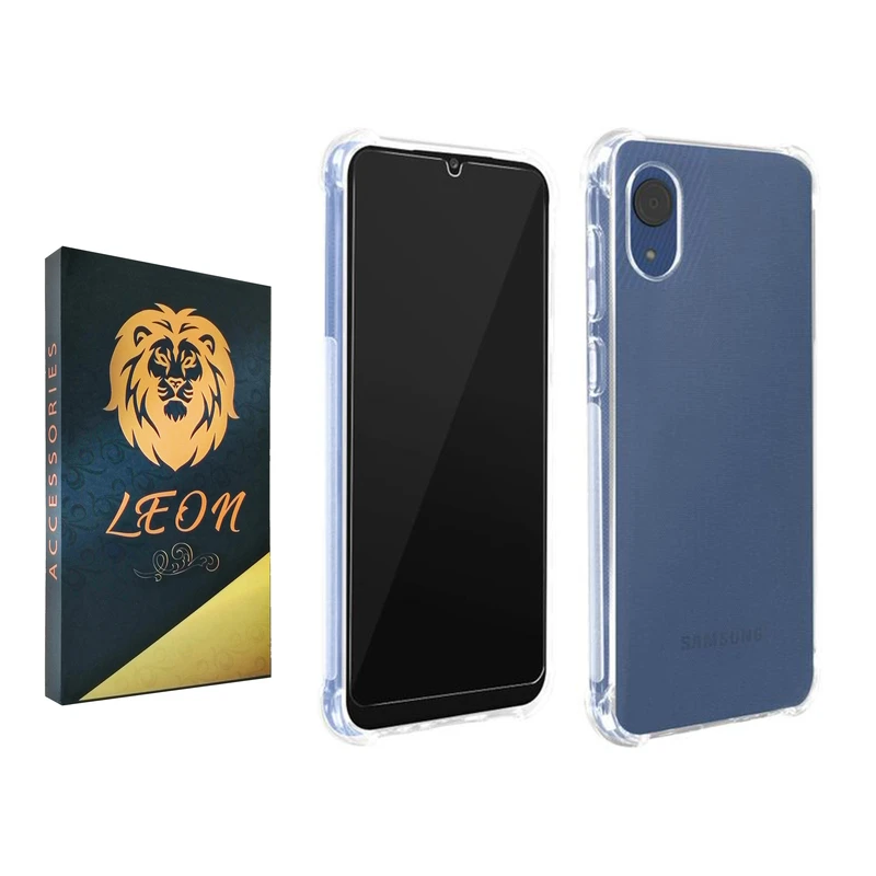 کاور لئون مدل shiny مناسب برای گوشی موبایل سامسونگ Galaxy A03 Core