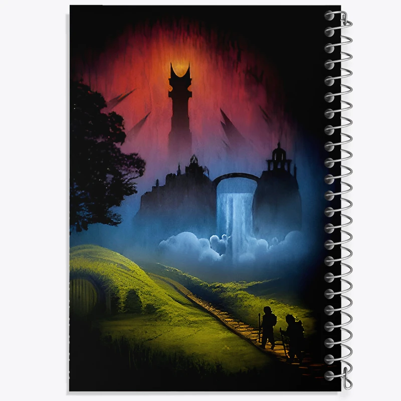 دفتر لیست خرید 50 برگ خندالو طرح ارباب حلقه ها (Lord of the Rings)  کد N2657