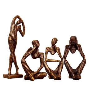 مجسمه طرح مومیایی مجموعه 4 عددی