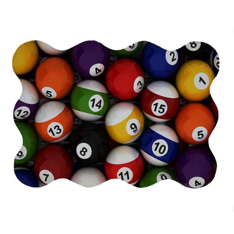 پادری مدل دالبر طرح توپ کد 6166 سایز 80x110 سانتی متر 