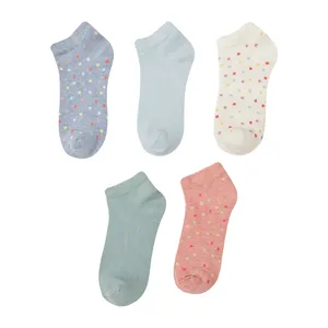 جوراب ساق کوتاه دخترانه ال سی وایکیکی مدل S22716Z8 مجموعه 5 عددی