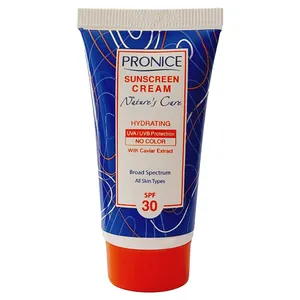 کرم ضد آفتاب پرونایس SPF 30 مدل CAVIAR ‌محافظ UVA ،UVB ترمیم کننده پوست، ضد حساسیت، ضد چروک و ضد پیری، مناسب انواع پوست‌ حجم 50 میلی‌لیتر