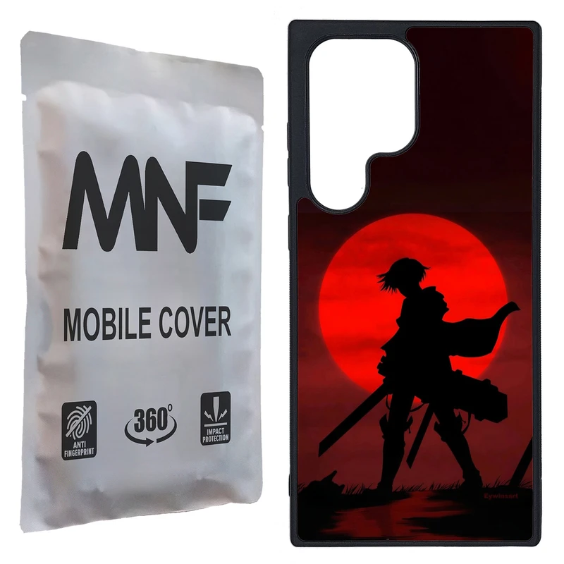 کاور ام ان اف طرح انیمه  Attack On Titan کد P-262 مناسب برای گوشی موبایل سامسونگ Galaxy S23 Ultra