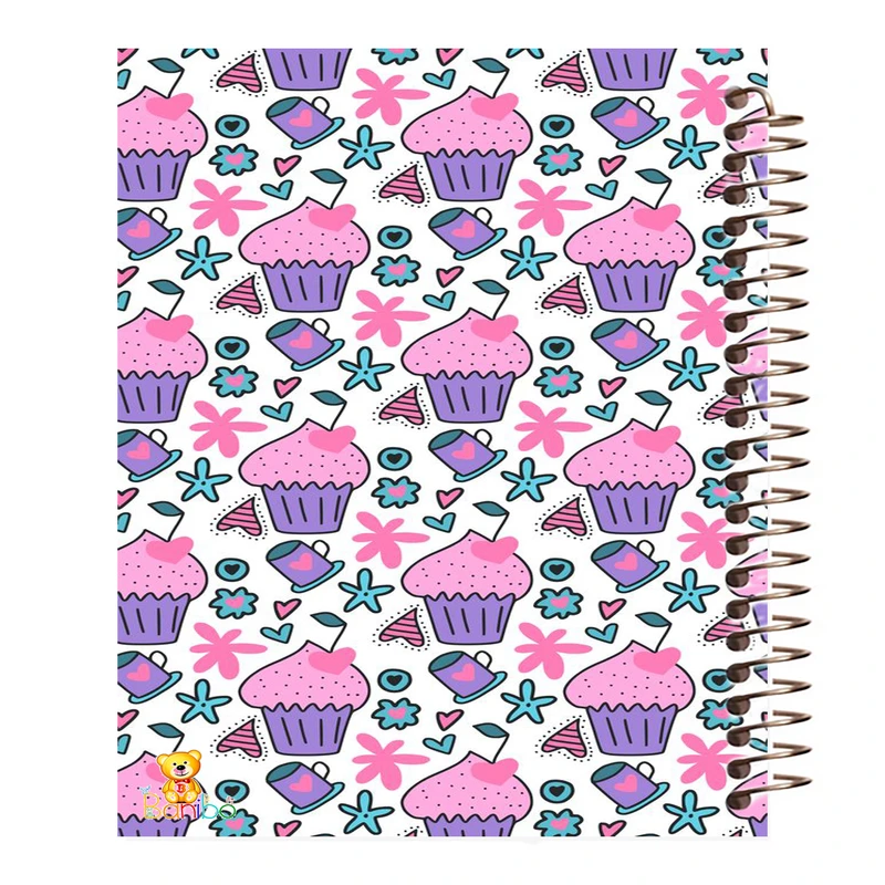 دفتر مشق 100 برگ بانیبو طرح  کیک کد 994