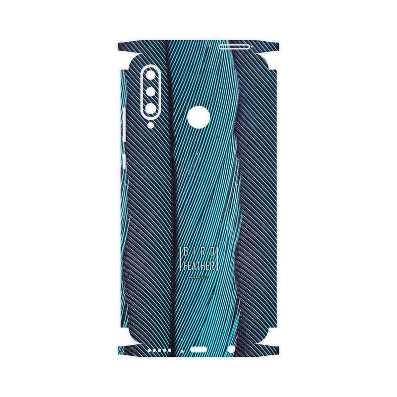 برچسب پوششی ماهوت مدل Turquoise feathers-FullSkin مناسب برای گوشی موبایل هوآوی P30 Lite (24 MP Camera)