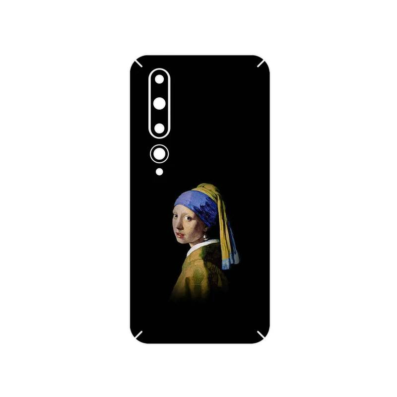 برچسب پوششی ماهوت مدل Girl with a Pearl Earring of Vermeer مناسب برای گوشی موبایل شیائومی Mi 10 5G