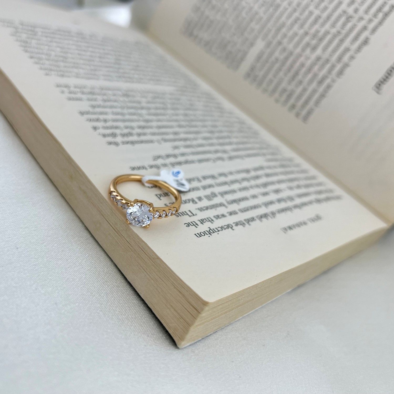 انگشتر زنانه ژوپینگ مدل تک نگین سولیتر کد R4536 -  - 2