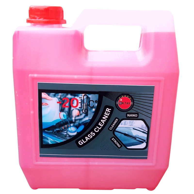 محلول شیشه شوی ضدیخ خودرو نانو اُکتای مدل ECO حجم 4 لیتر