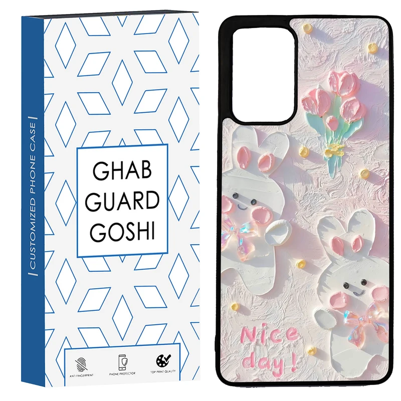 کاور قاب گارد گوشی طرح گل کد TPU-214 مناسب برای گوشی موبایل سامسونگ Galaxy A72