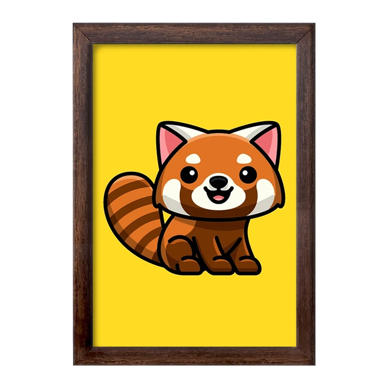 تابلو خندالو طرح حیوانات بامزه پاندا کد 28204