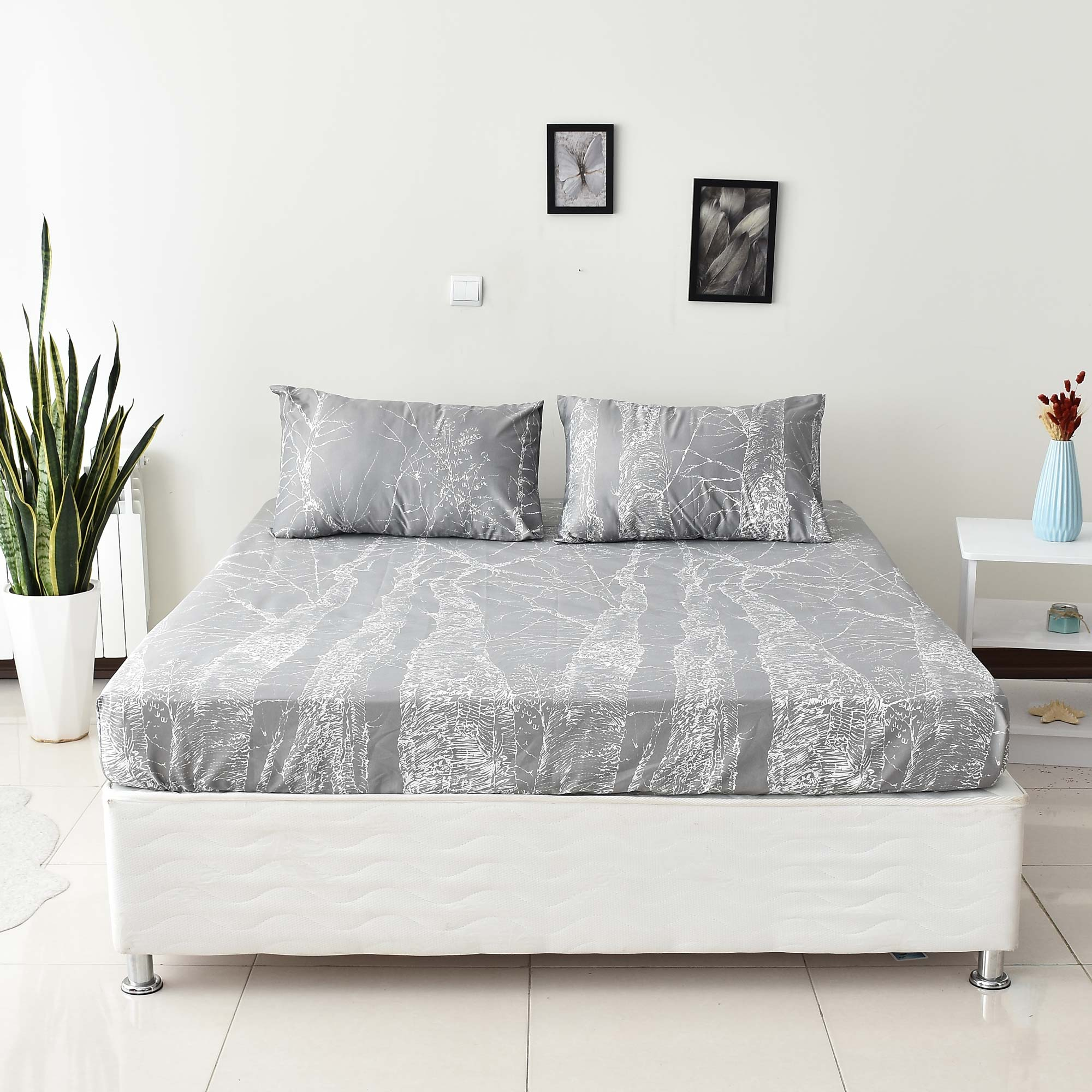 سرویس ملحفه بومرنگ مدل Alone-180 دونفره 3 تکه