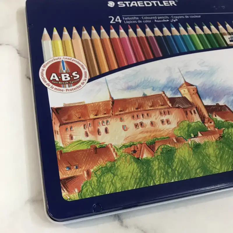 مداد رنگی 24 رنگ استدلر کد 024