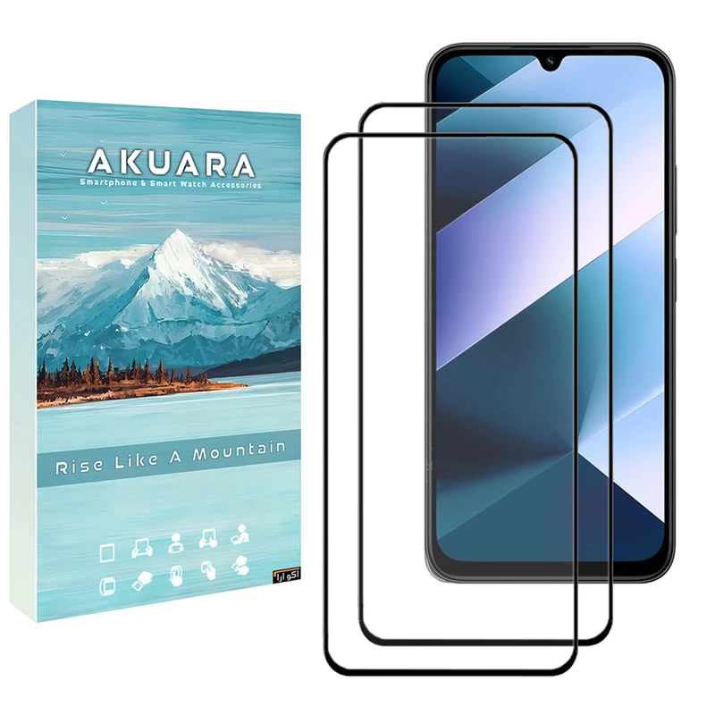 محافظ صفحه نمایش آکوآرا مدل AKU fl2 مناسب برای گوشی موبایل شیائومی Poco C85 بسته دو عددی
