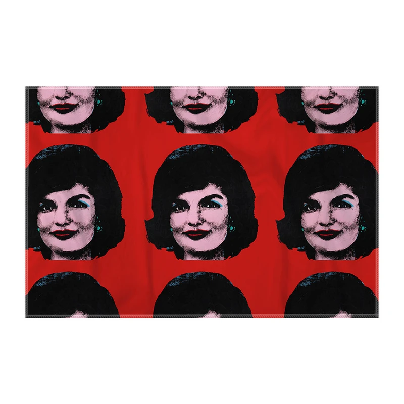 کاغذ کادو ترمه طراحان ایده مدل جکی قرمز از وارهول کد art0870 سایز 57x37 سانتی متر