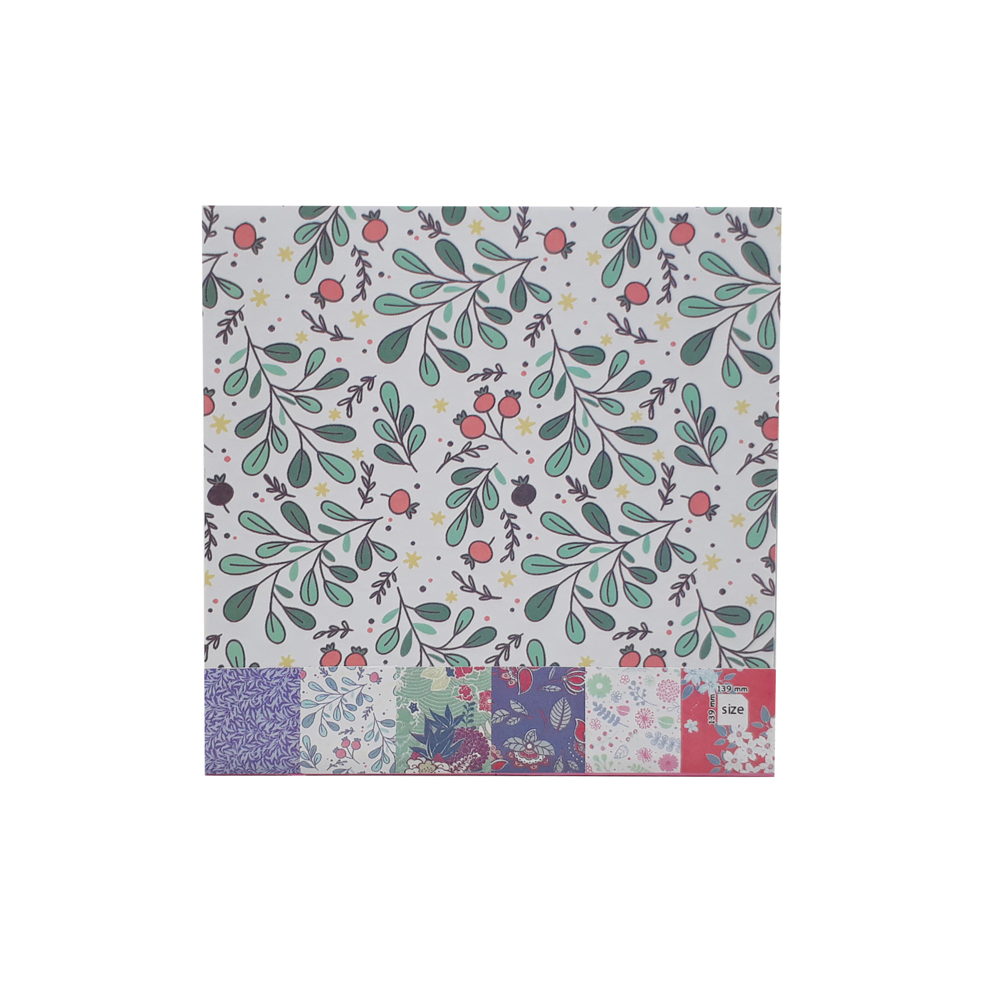 کاغذ اوریگامی مدل گلدار کد OP-FLO بسته 48 عددی