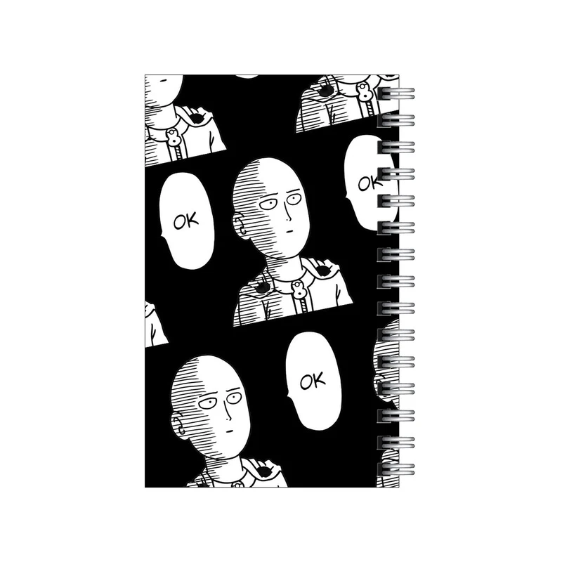 دفترچه یادداشت مدل to do list طرح انیمه مرد تک مشتی کد 7790705