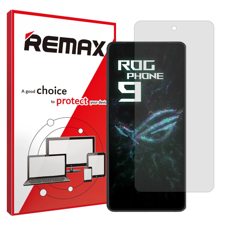 محافظ صفحه نمایش شفاف ریمکس مدل Resistant مناسب برای گوشی موبایل ایسوس ROG Phone 9