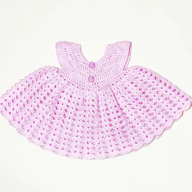 سارافون نوزادی مدل بافتنی