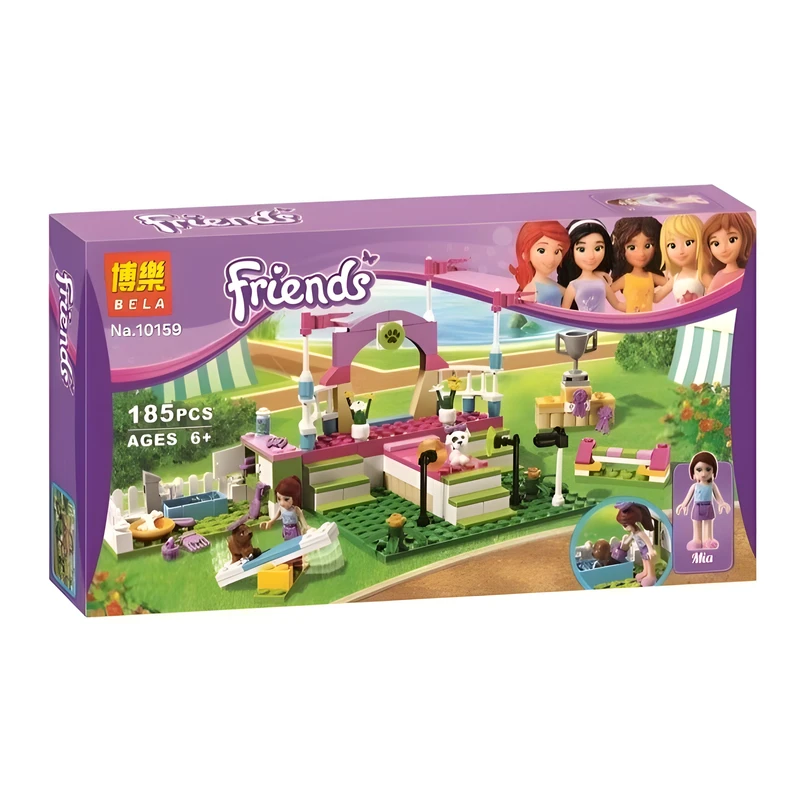 ساختنی 183 قطعه بلا مدل انتخاب سگ برتر طرح فرندز کد 10159