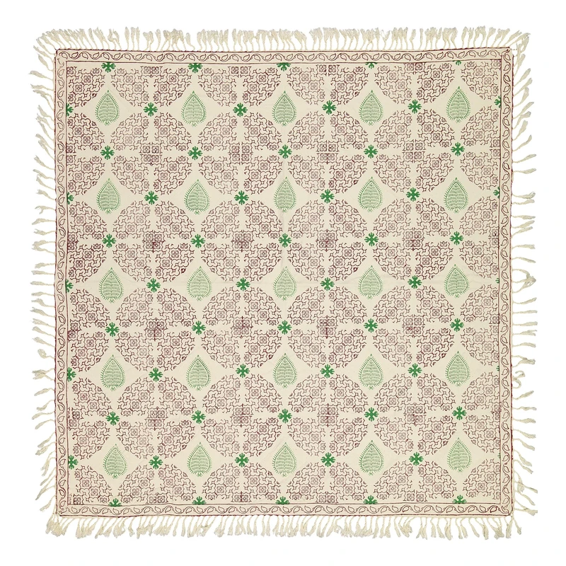 رومیزی بومی مدل 001 سایز 97x95 سانتی‌متر