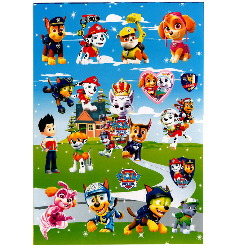 برچسب طرح سگ های نگهبان مجموعه دو عددی