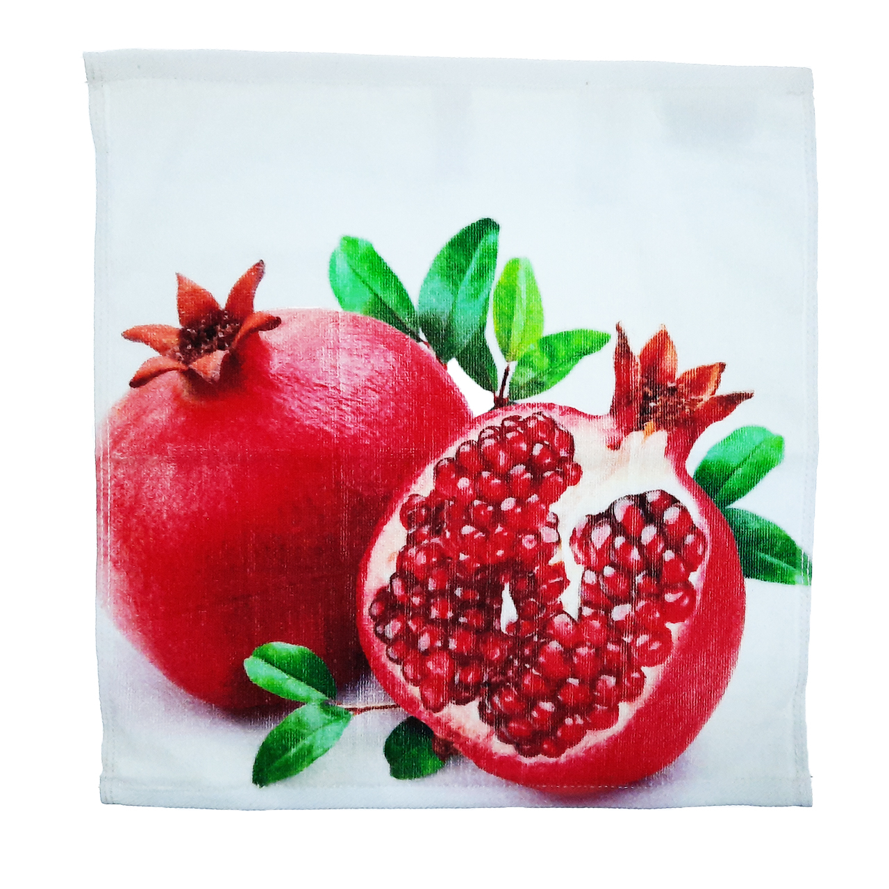 حوله دستی طرح انار سایز40x40 سانتی متر