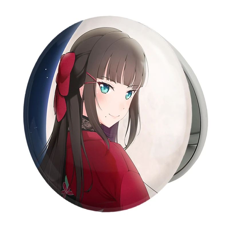 آینه جیبی خندالو طرح دیا انیمه مادوکا مجیکا Madoka Magica مدل تاشو کد 18414 