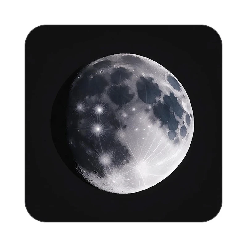 زیر لیوانی کاکتی طرح ماه و ستاره مدل mp52979