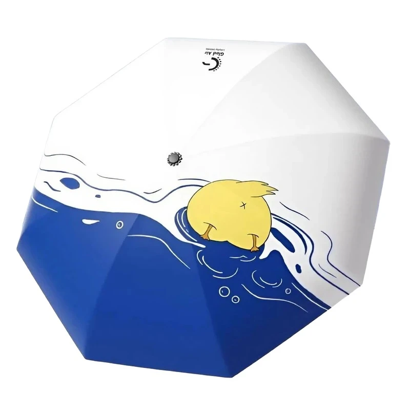 چتر بچگانه 8 پره مدل اردک قطر 90 سانتی‌متر