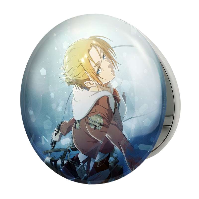 آینه جیبی خندالو طرح آنی لئونهارت انیمه اتک آن تایتان Attack on Titan مدل تاشو کد 10967