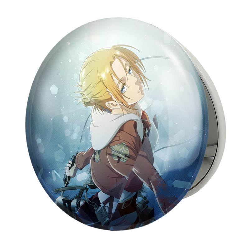 آینه جیبی خندالو طرح آنی لئونهارت انیمه اتک آن تایتان Attack on Titan مدل تاشو کد 10967