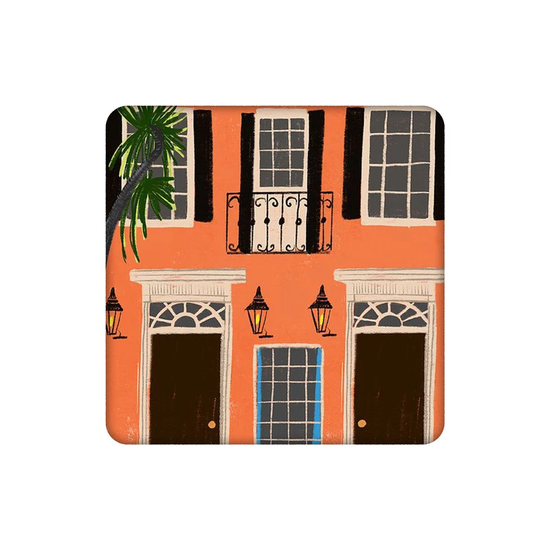 زیرلیوانی طرح منظره خانه  کد 4176649